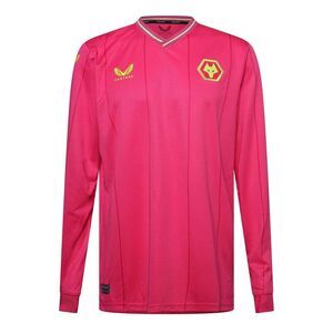Castore Mens Wolves Long-Sleeved Goalkeeper Jersey / Beetroot Purple